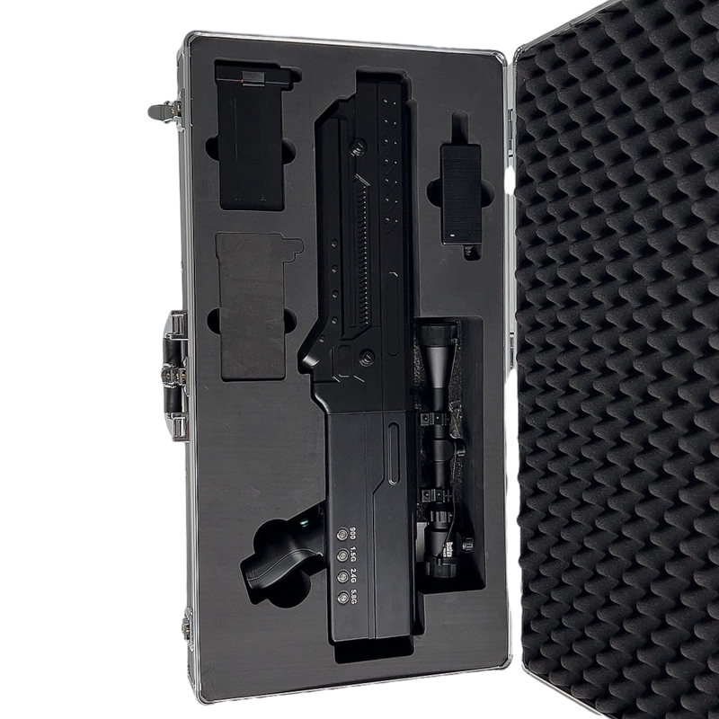  鹤城手持便携式枪型低空防御反制四通道B型